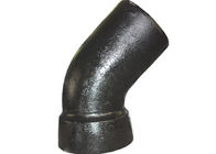 T / Kは延性がある鉄の付属品のソケットの栓に45度の管の肘の鋳造をタイプします サプライヤー